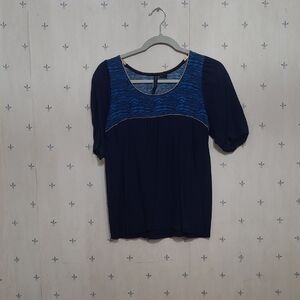 Navy Blue Women's Top